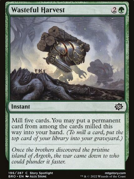Wasteful Harvest