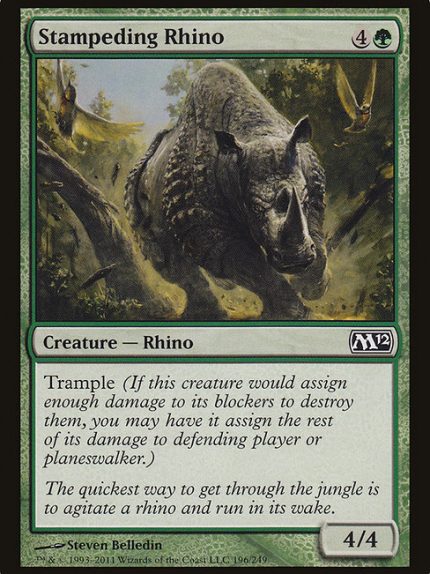 Stampeding Rhino