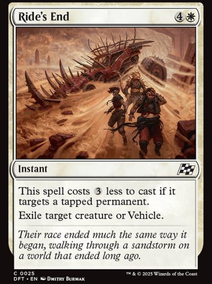 Ride's End