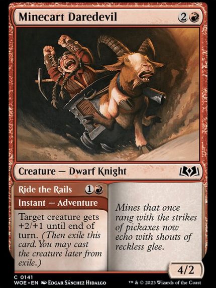 Minecart Daredevil // Ride the Rails