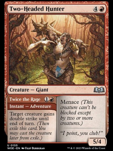 Two-Headed Hunter // Twice the Rage