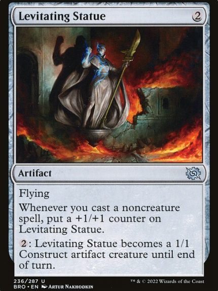 Levitating Statue