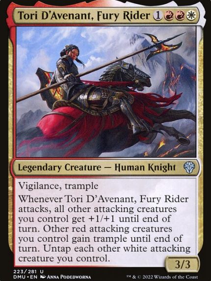 Tori D'Avenant, Fury Rider