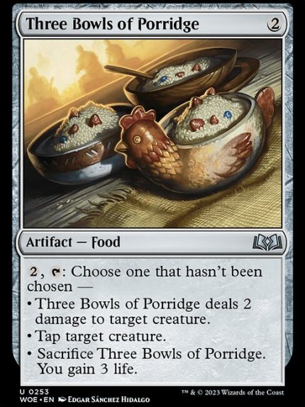 Three Bowls of Porridge