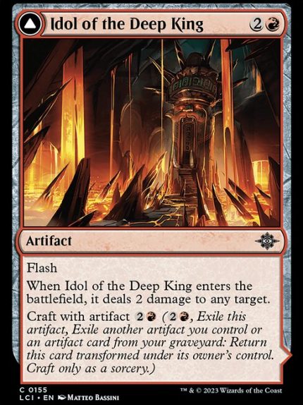 Idol of the Deep King // Sovereign's Macuahuitl