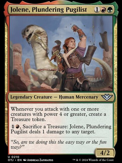 Jolene, Plundering Pugilist