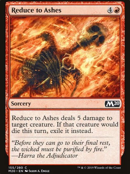 Reduce to Ashes