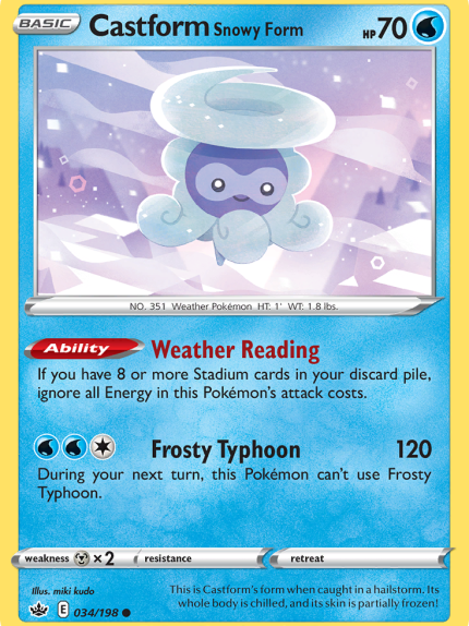 Castform Snowy Form