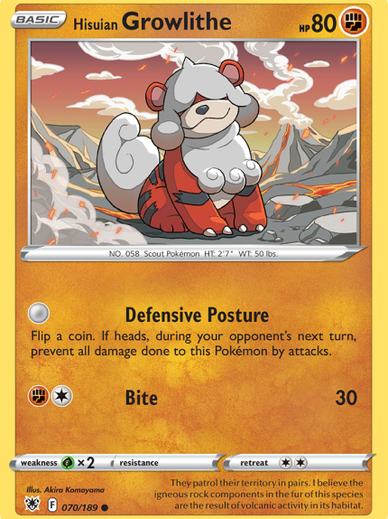 Hisuian Growlithe